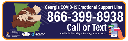 Georgia COVID-19 Emotional Support Line 